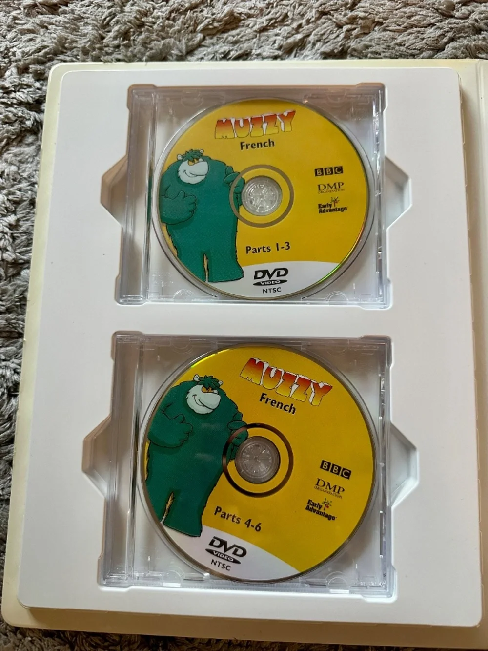BBC Muzzy French Language Course for Children DVD CD Set